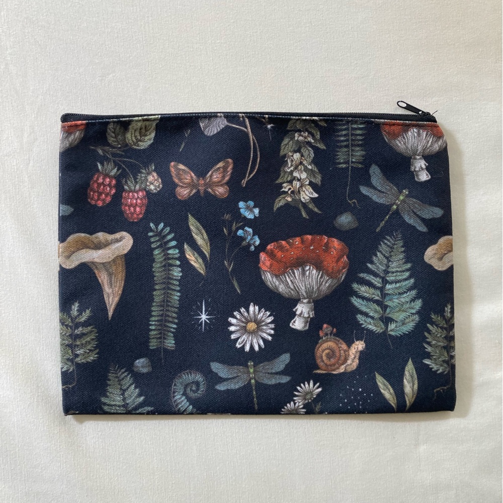 Nature Themed Travel Pouch